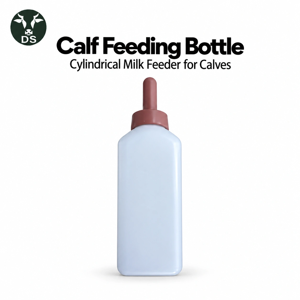 Calf Feeding Bottle – Cylindrical Milk Feeder for Calves