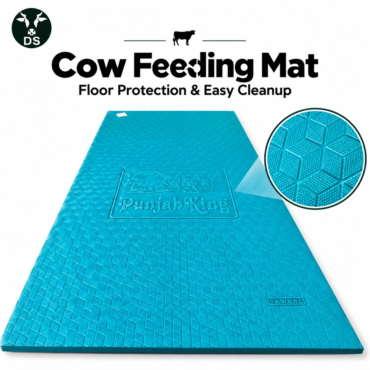 Cow Feeding Mat – Floor Protection & Easy Cleanup