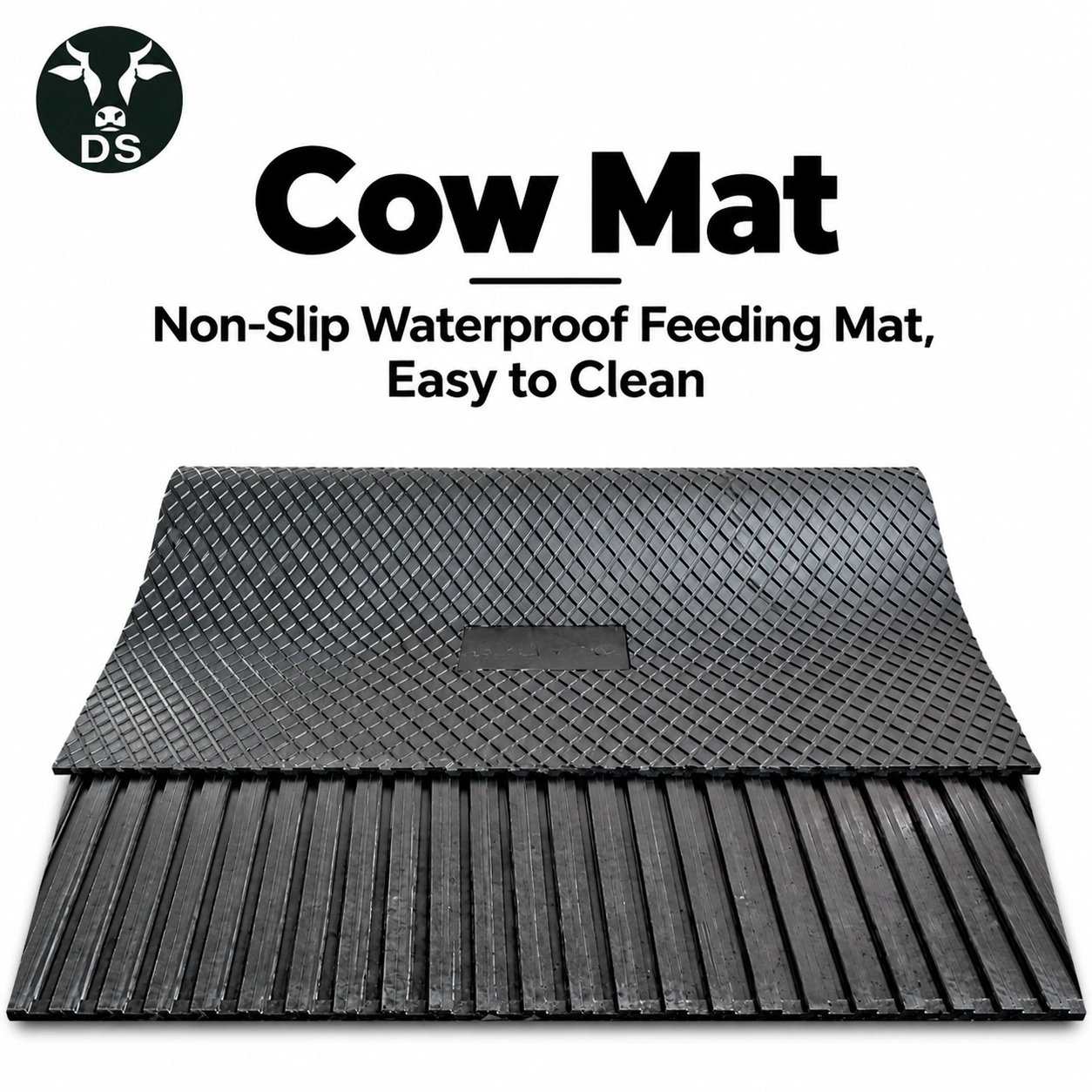 Cow Mat – Non-Slip Waterproof Feeding Mat, Easy to Clean
