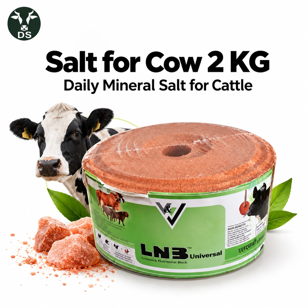 Salt for Cow 2 KG – Daily Mineral Salt for Cattle