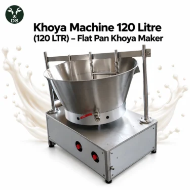 Khoya Machine 120 Litre (120 LTR) – Flat Pan Khoya Maker
