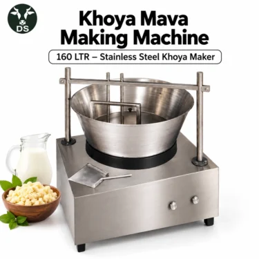 Khoya Mava Making Machine 160 LTR – Stainless Steel Khoya Maker