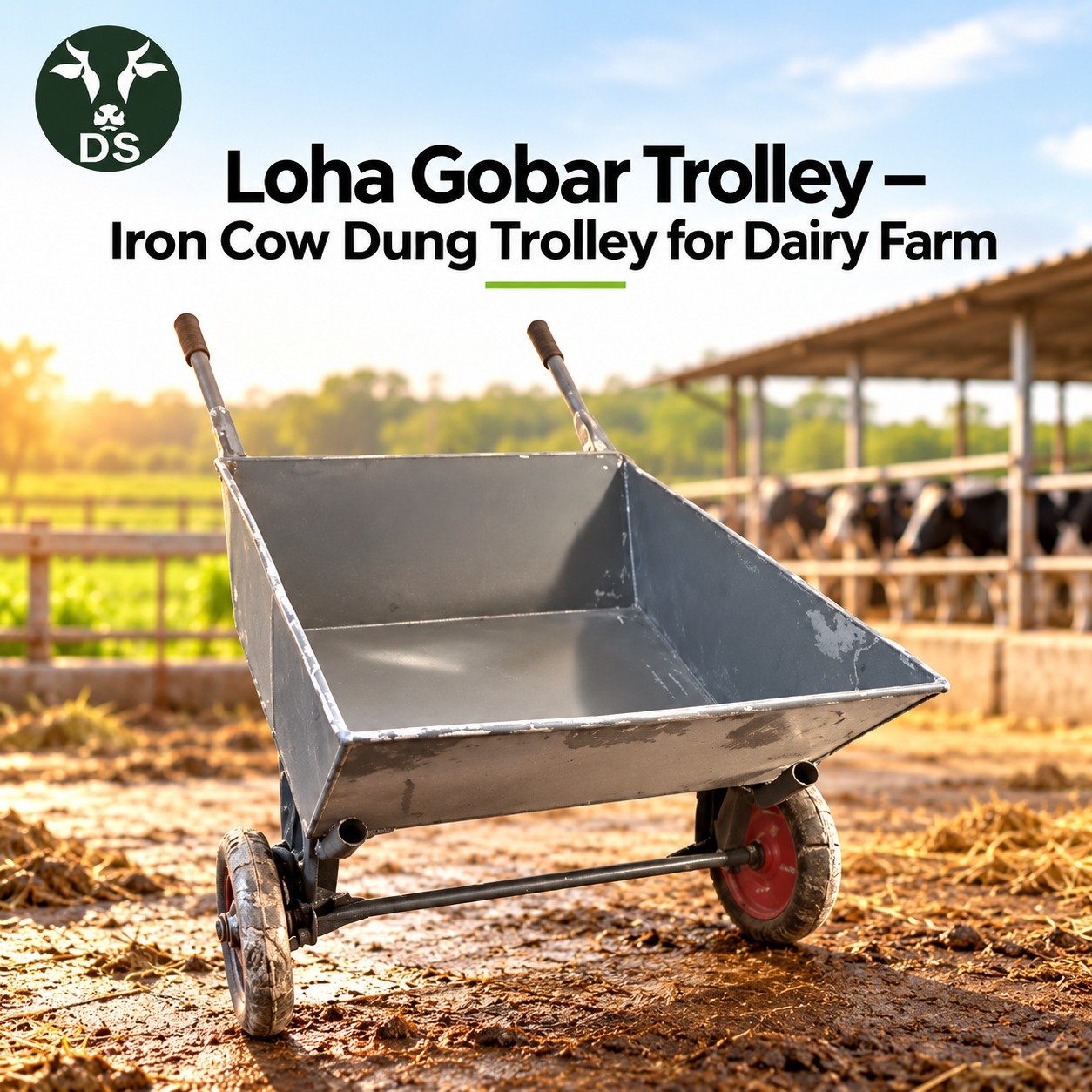 Loha Gobar Trolley – Iron Cow Dung Trolley for Dairy Farm - Image 3